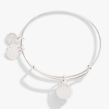 Load image into Gallery viewer, July Birthstone Charm Bangle, Ruby