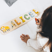 Load image into Gallery viewer, Safari Name Puzzle