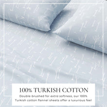 Load image into Gallery viewer, Turkish Cotton Flannel Sheet Set - Elevated Lodge Collection