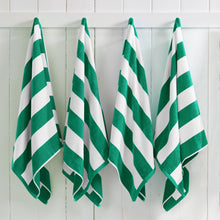 Load image into Gallery viewer, Cotton Velour Cabana Stripe Beach Towel - Novia Collection
