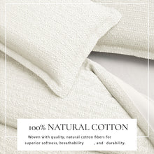 Load image into Gallery viewer, 100% Cotton Honeycomb Waffle Duvet Set - Mattea Collection