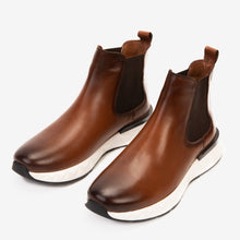 Load image into Gallery viewer, The Apex Tan Leather Men Chealsea Boot