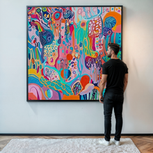 Load image into Gallery viewer, Canvas Print: "Kaleidoscopic Voyage"
