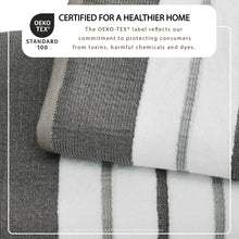 Load image into Gallery viewer, Decorative Cotton Stripe Bath Towel Set - Noelle Collection