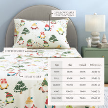 Load image into Gallery viewer, Turkish Cotton Christmas Flannel Sheet Set - Whittaker Collection
