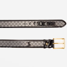 Load image into Gallery viewer, The Prestige Black Leather Belt
