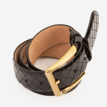 Load image into Gallery viewer, The Prestige Black Leather Belt