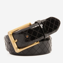 Load image into Gallery viewer, The Prestige Black Leather Belt
