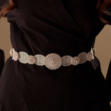 Load image into Gallery viewer, Elegant Silver Belt - Wedding Belt, Bridal Sash Belt, Jeweled  Belt