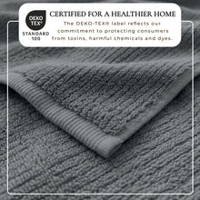 Load image into Gallery viewer, Turkish Cotton Ribbed 6-Piece Bath Towel Set - Georgiana Collection