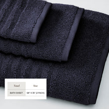 Load image into Gallery viewer, Luxury Combed Cotton Bath Towel Set - Karina Collection