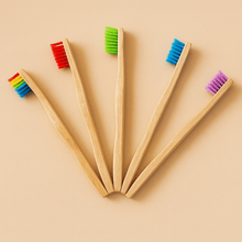 Load image into Gallery viewer, Kids Bamboo Toothbrush