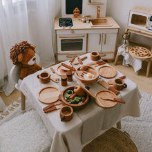 Load image into Gallery viewer, Wooden Play Kitchen Dishes