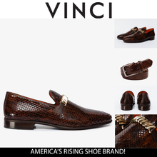 Load image into Gallery viewer, The King Tan Bit Dress Loafer Men Shoe