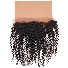 Load image into Gallery viewer, Kinky Curly 13x4 Transparent Lace Human Hair Frontal