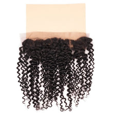 Load image into Gallery viewer, Kinky Curly 13x4 Transparent Lace Human Hair Frontal