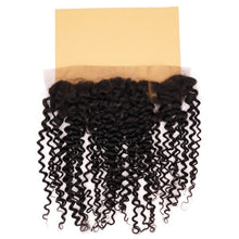 Load image into Gallery viewer, Kinky Curly 13x4 Transparent Lace Human Hair Frontal