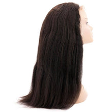 Load image into Gallery viewer, Kinky Straight 4x4 Transparent Lace 100% Human Hair Closure Wig