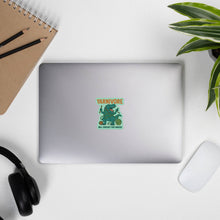 Load image into Gallery viewer, 🦖 Yarnivore Sticker – Will Crochet for Snacks Bubble-free stickers