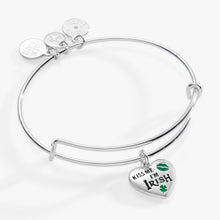Load image into Gallery viewer, “Kiss Me I’m Irish” Charm Bangle