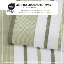 Load image into Gallery viewer, Decorative Cotton Stripe Bath Towel Set - Noelle Collection