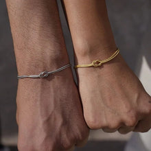 Load image into Gallery viewer, Knot Minimalist Statement Bracelet (MAC288)