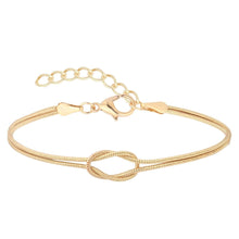 Load image into Gallery viewer, Knot Minimalist Statement Bracelet (MAC288)