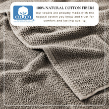 Load image into Gallery viewer, Cotton Textured Bath Towel Set - Acacia Collection