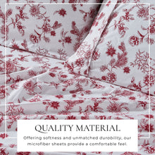 Load image into Gallery viewer, Watercolor Floral Sheet Set - Delia Collection