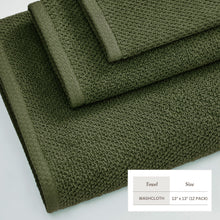 Load image into Gallery viewer, Cotton Textured Bath Towel Set - Acacia Collection