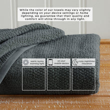 Load image into Gallery viewer, 100% Cotton Woven Texture Bath Towel Set - Marbella Collection