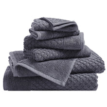 Load image into Gallery viewer, Cotton Diamond Waffle Weave Bath Towel Set - Grayson Collection