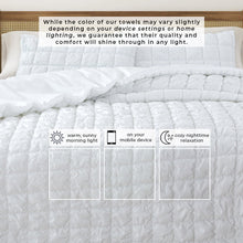 Load image into Gallery viewer, Puff Marshmallow Texture Quilt Set - Marshmallow Collection