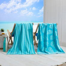 Load image into Gallery viewer, Cotton Velour Beach Towel - Maui Collection