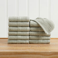 Load image into Gallery viewer, 100% Cotton Woven Texture Bath Towel Set - Marbella Collection