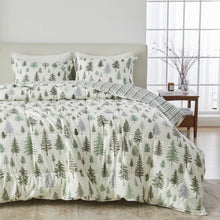 Load image into Gallery viewer, Reversible Christmas Comforter and Sham Set - Holiday / Lodge Odette Collection
