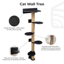 Load image into Gallery viewer, Large Cat Tree – Black