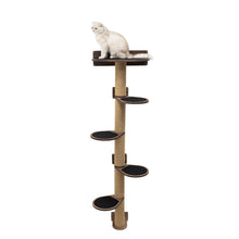 Load image into Gallery viewer, Large Cat Tree – Dark Walnut