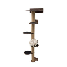 Load image into Gallery viewer, Large Cat Tree – Dark Walnut