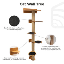Load image into Gallery viewer, Large Cat Tree – Oak