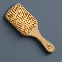 Load image into Gallery viewer, Large Paddle Style Bamboo Hairbrush