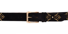 Load image into Gallery viewer, The Lazio Black Suede Leather Belt