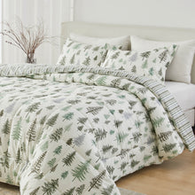 Load image into Gallery viewer, Reversible Christmas Comforter and Sham Set - Holiday / Lodge Odette Collection