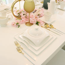 Load image into Gallery viewer, Square Porcelain Dinnerware Set