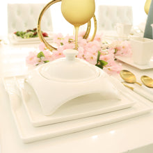Load image into Gallery viewer, Square Porcelain Dinnerware Set