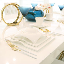 Load image into Gallery viewer, Square Porcelain Dinnerware Set