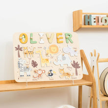 Load image into Gallery viewer, Name Board Jungle Theme