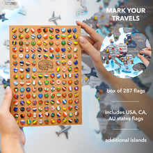 Load image into Gallery viewer, 3D LED / LUMINOUS Wooden World Map 3.0 Cruise