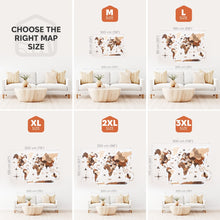 Load image into Gallery viewer, 3D LED Wooden World Map 3.0 Multicolor