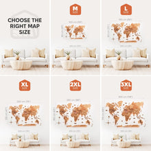 Load image into Gallery viewer, 3D LED Wooden World Map 3.0 Oak
